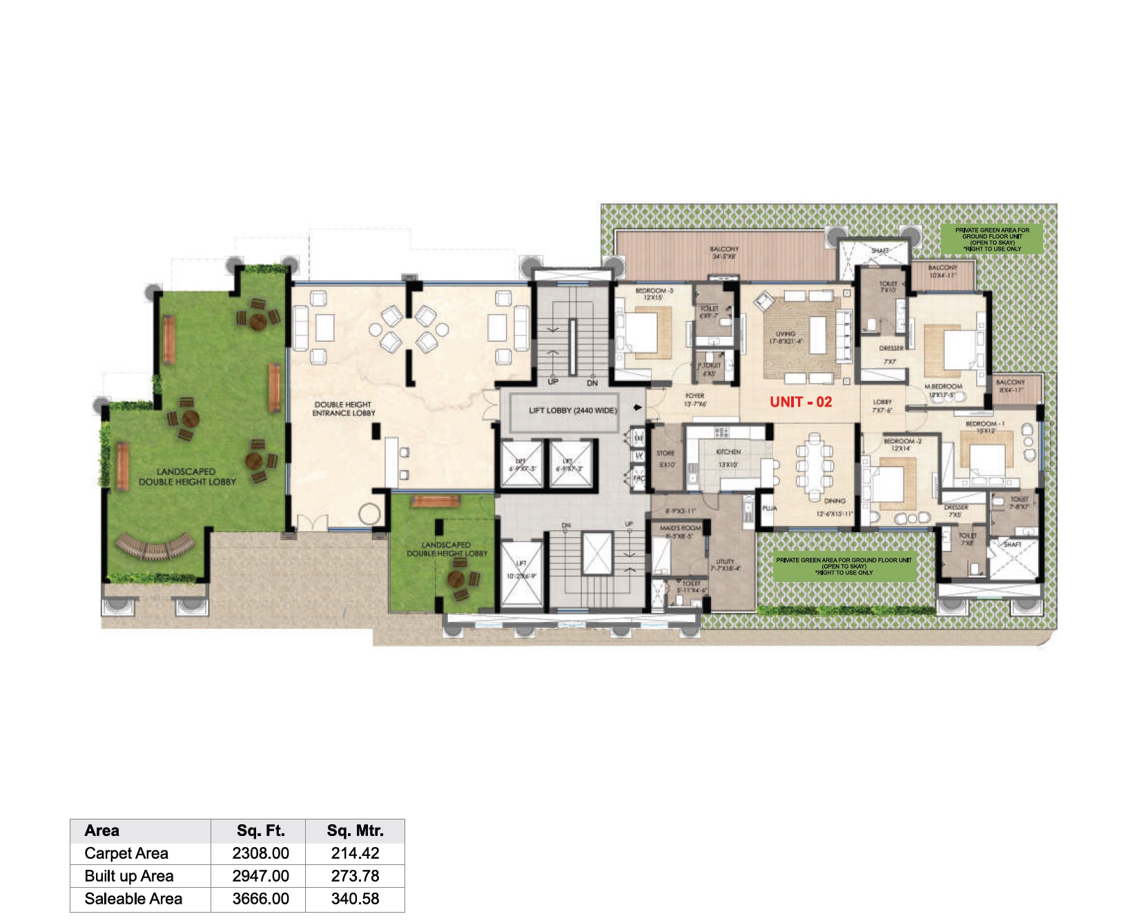 Omaxe - The Resort floor plan layout